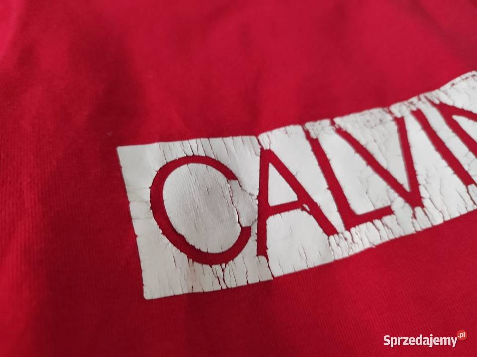 koszulka tshirt z nadrukiem Calvin top bluzka z Rozmiar 36(S) świętokrzyskie Kielce sprzedam