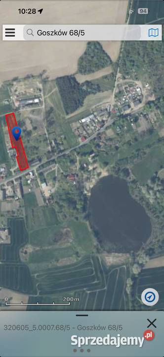 Działka budowlana drodze asfaltowej sprzedam