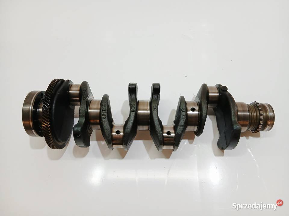 WAŁ KORBOWY BMW E60 20 D 7793901 Blok silnika Strzyżewice