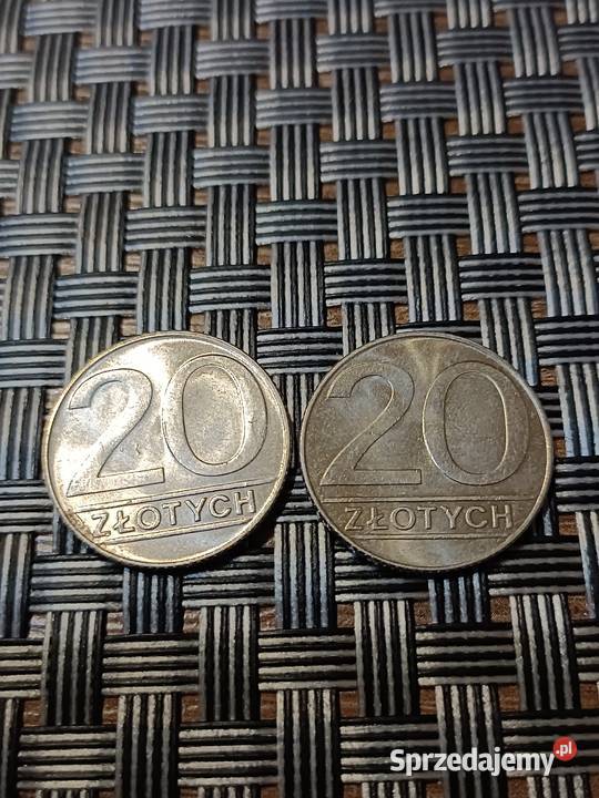 Sprzedam 20 zl 1989 i 20 zl 1990 okolomennicze lubelskie