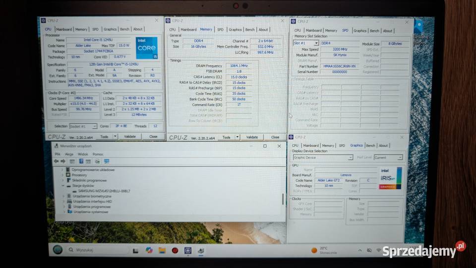 Laptop Lenovo Thinkpad T14 Gen 3 Procesor Ruda Śląska sprzedam
