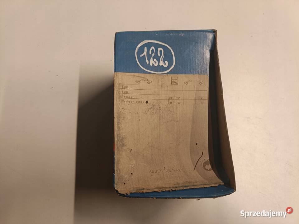 Isuzu Trooper PRZEDNIE KLOCKI HAMULCOWE przód Rudka sprzedam