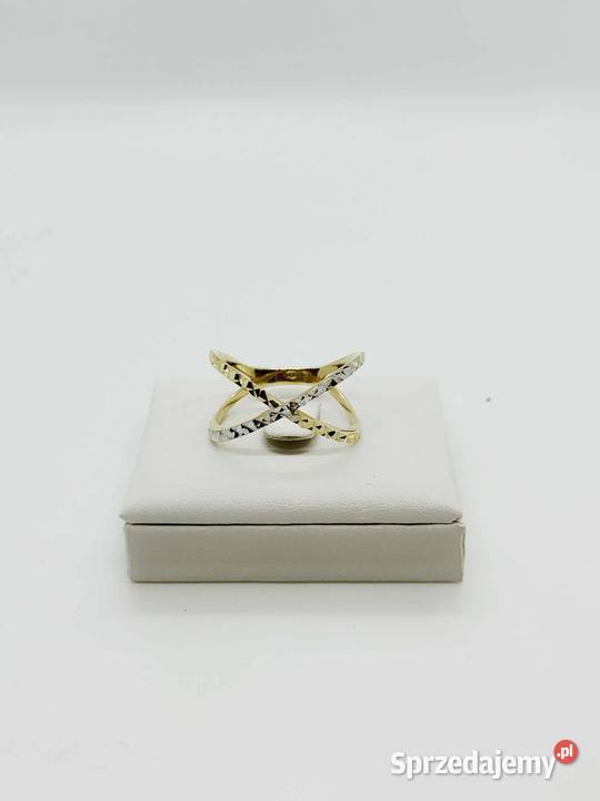 Nowy Złoty Pierścionek pr 585 316g Rozmiar 23 Elbląg sprzedam
