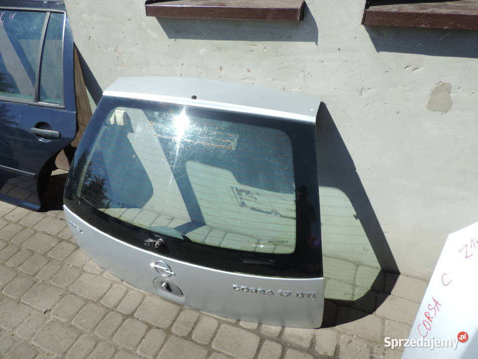 OPEL CORSA C Z147 KLAPA BAGAŻNIKA TYŁ TYLNA Klapy bagażnika