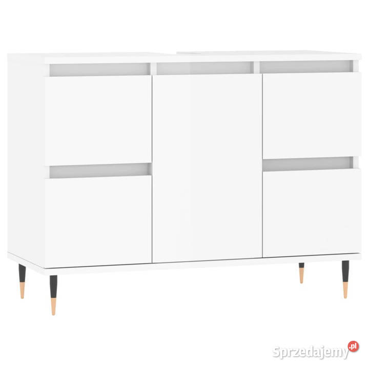 Szafka łazienkowa biała z połyskiem 80x33x60 Warszawa sprzedam