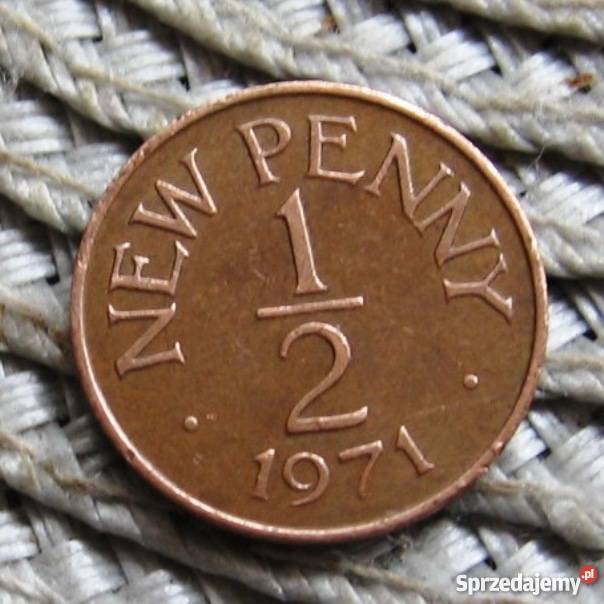 Guernsey 12 Penny 1971r Kalisz