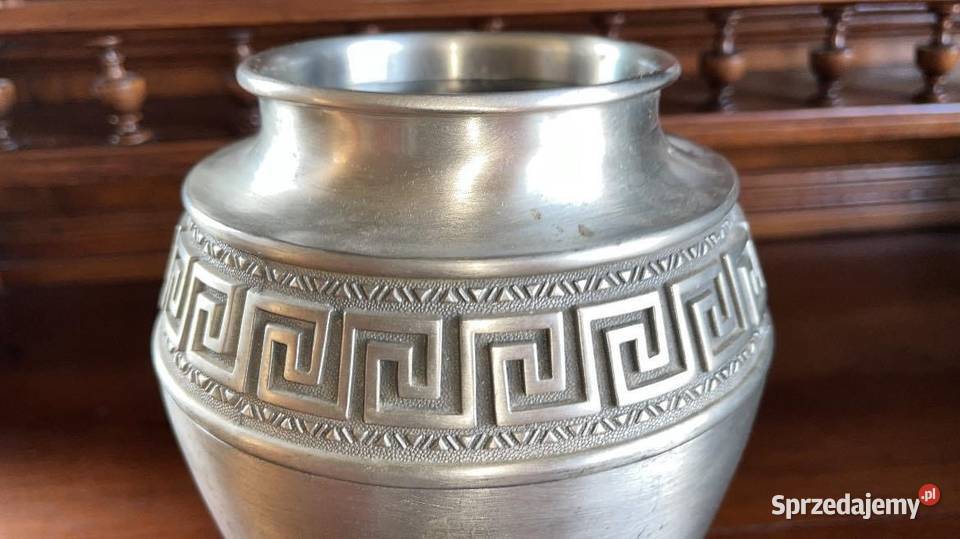 Wazon grecki metalowy ciężki Z przepięknym pomorskie Gdańsk