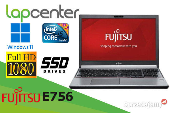 Fujitsu LifeBook E756 I5 8 GB RAM 240 GB SSD Intel Core i5 podlaskie