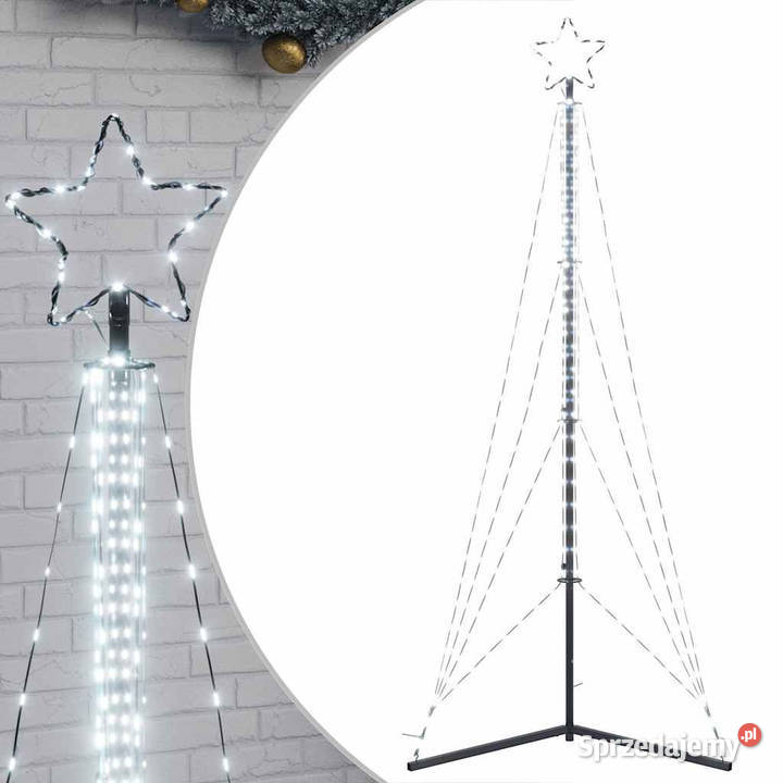 Lampki choinkowe 483 zimnych białych LED 240 Warszawa