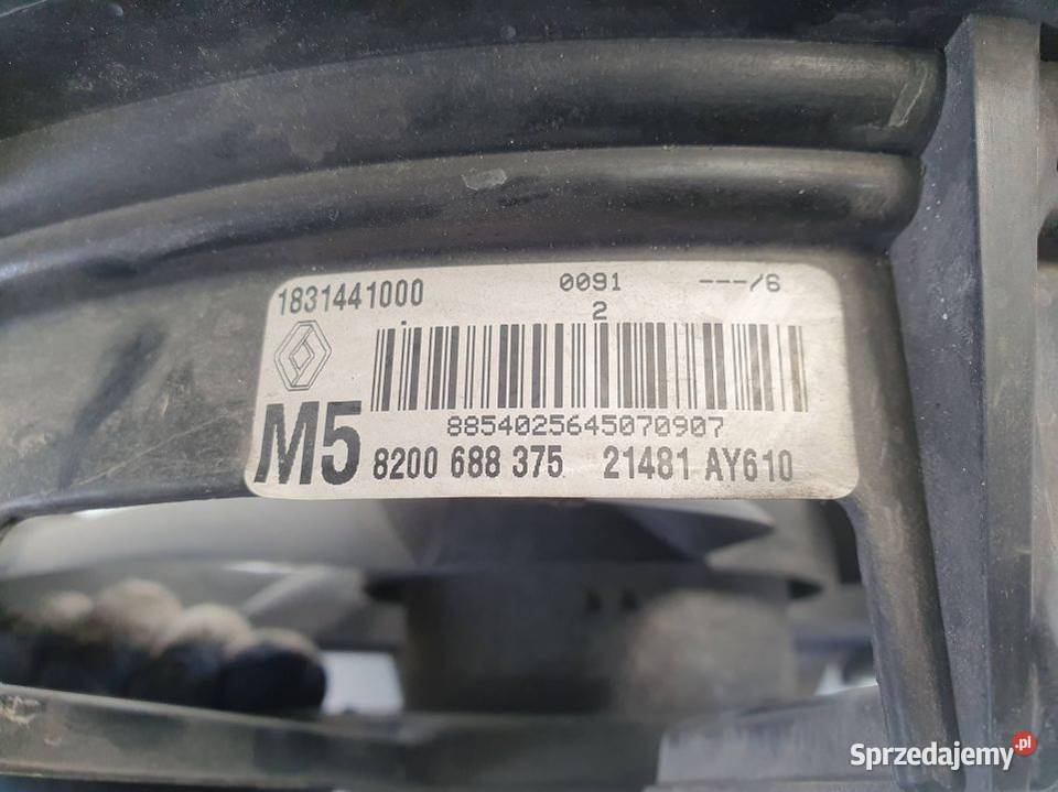 WENTYLATOR CHŁODNICY RENAULT CLIO III 8200688375