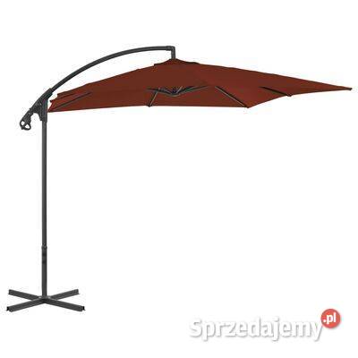 Parasol wiszący ze stalowym słupkiem 250x250 Warszawa