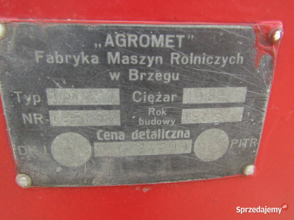 rozsiewacz RNZ12 nieuszkodzony Zakroczym