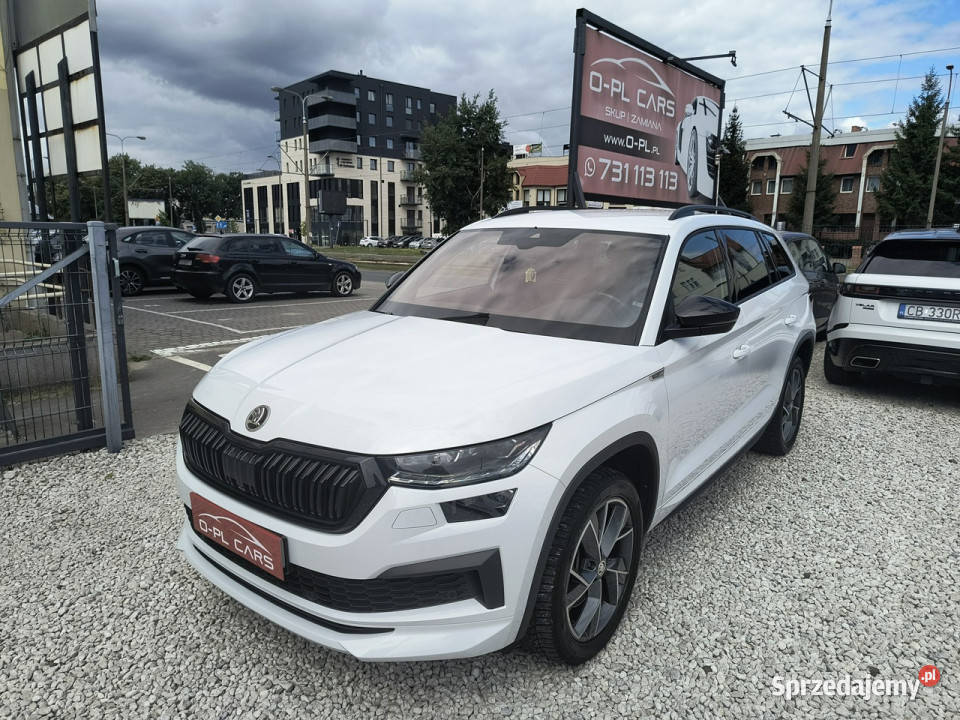 koda Kodiaq 4X4 DSG 1 właściciel Salon Full LED elektrochrom. lusterka boczne