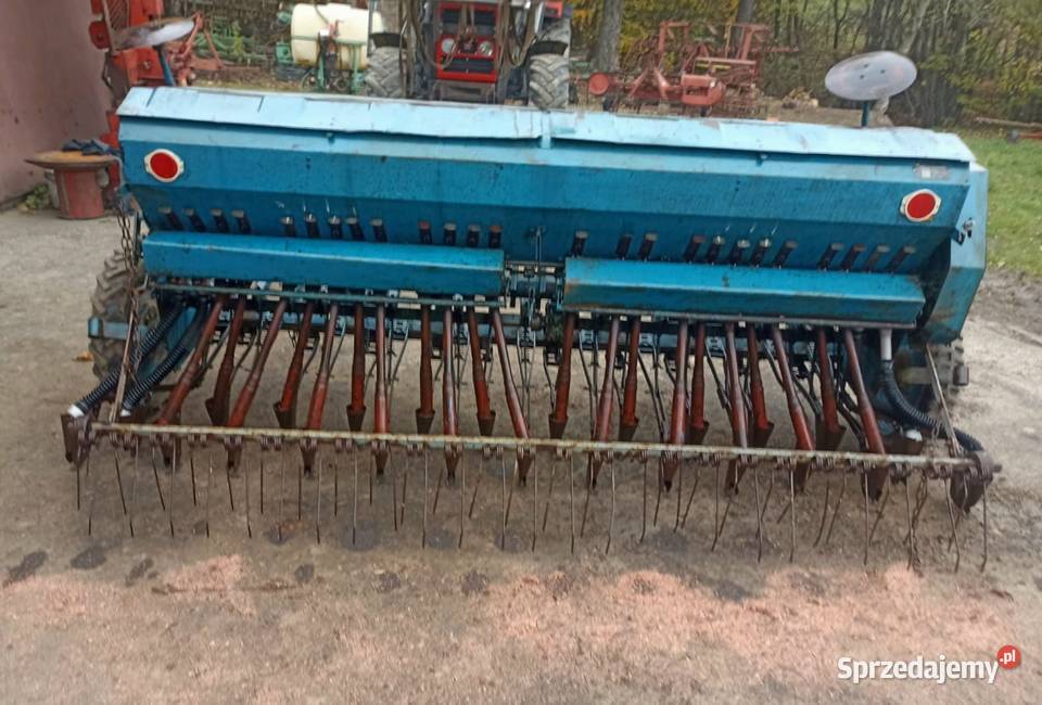 Siewnik zbożowy Poznaniak na docisku 3m Pisarzowa
