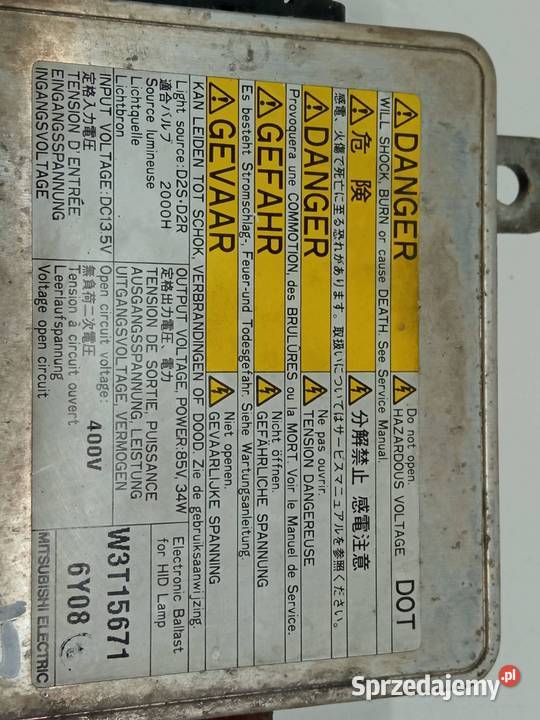PRZETWORNICA XENON W3T15671 Mazda CX9 I 2006 sprzedam