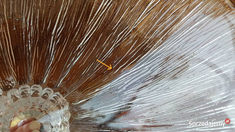 Owocarka Cora Ząbkowice szkło PRL Dąbrowa Górnicza