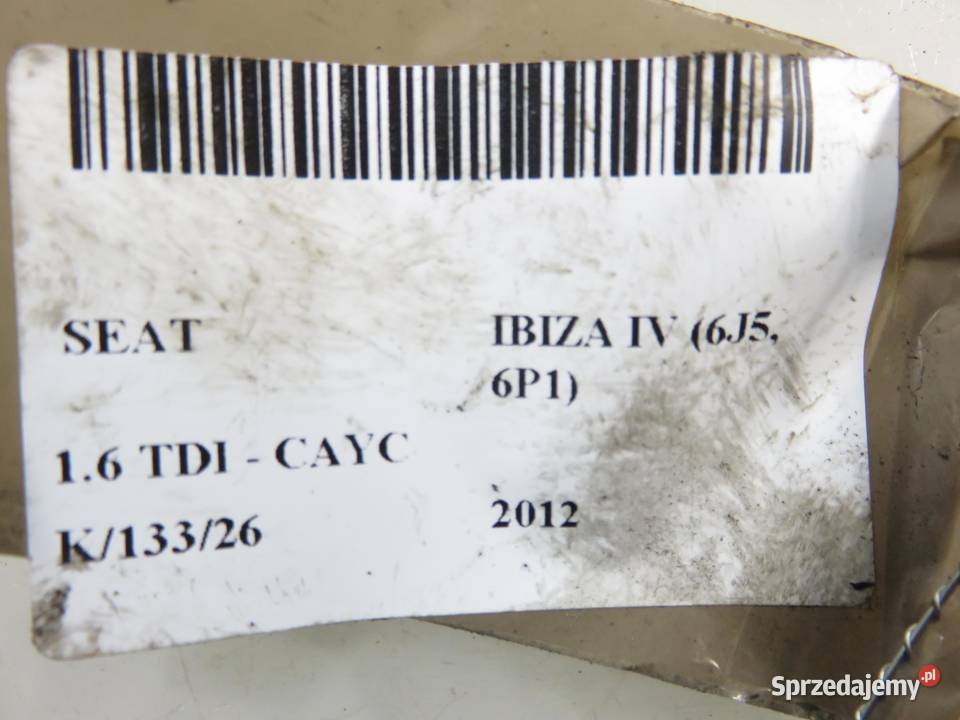 ROZRUSZNIK SEAT IBIZA IV 16 TDI 02Z911023N Motoryzacja małopolskie