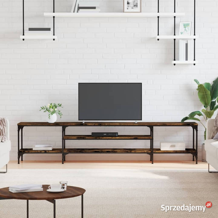 Szafka pod telewizor przydymiony dąb 201x35x45 Warszawa sprzedam