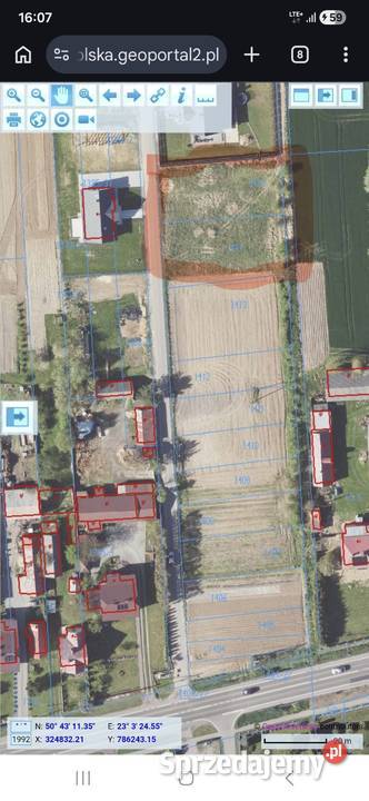 Działka budowlana Bodaczów 16a Prąd woda