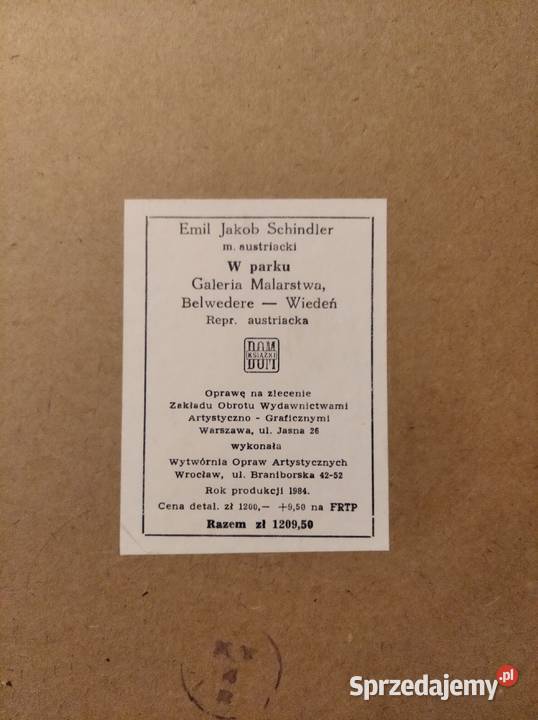 Emil Jakob Schindler Sejny