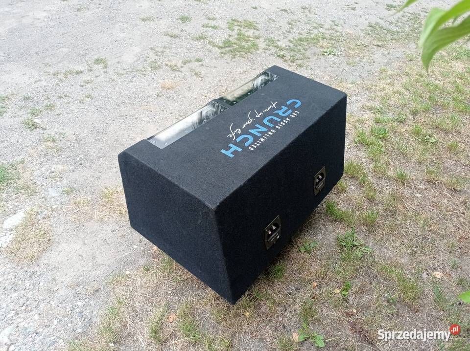 Tuba Skrzynia Basowa Subwoofer CRUNCH GTS 800 Car audio Dzierżoniów