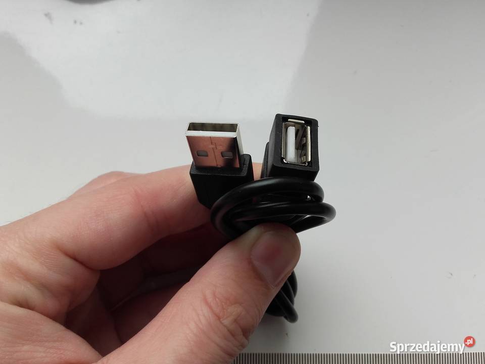 Przedłużacz USB 20 kabel długości 59 NOWY czarny Bydgoszcz