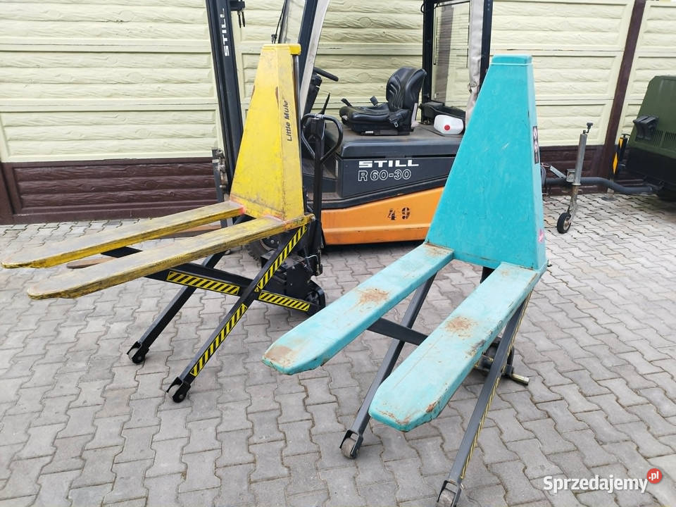 Wózek paletowy ręczny i elektryczny krzyżowy Strzyżew