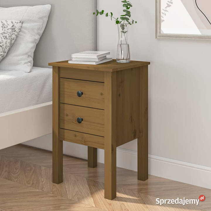 Szafka nocna miodowy brąz 40x35x615 lite drewno Warszawa sprzedam