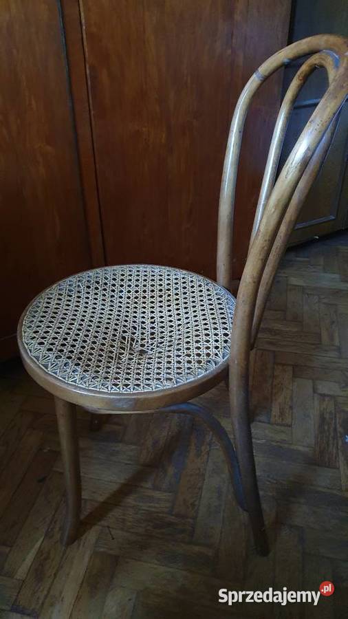 Krzesła gięte 4 sztuki stare vintage mazowieckie Warszawa