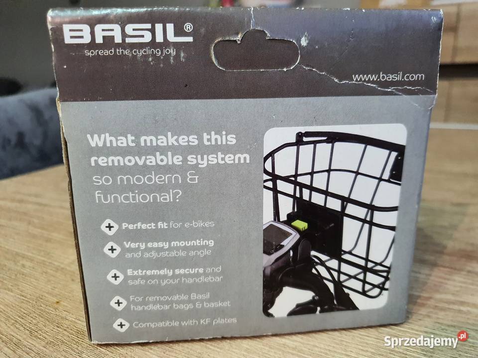 Uchwyt do koszyków I sakw Basil KlickFix lubuskie Nowa Sól