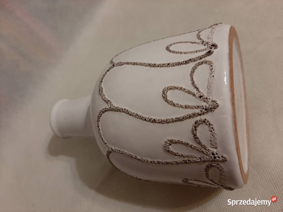 Piękny wazon niemiecki sygnowany numerem Porcelana i szkło Inowrocław