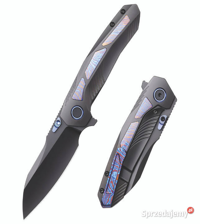 Nóż składany Remette Kestrel Black DLC Warszawa