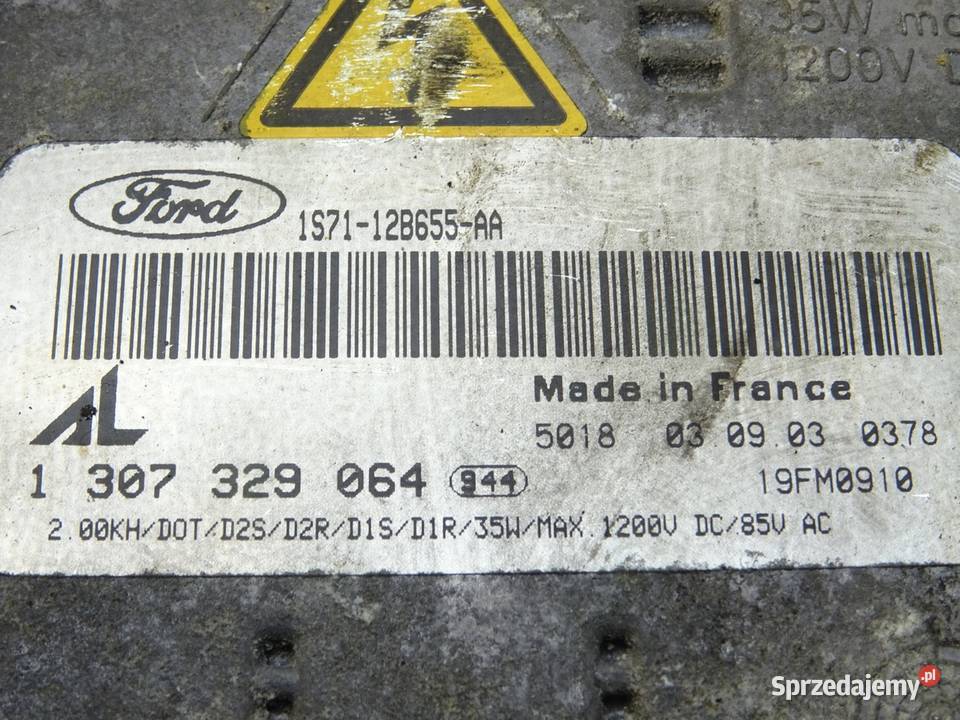 PRZETWORNICA XENON FORD MONDEO MK3 1S7112B655AA