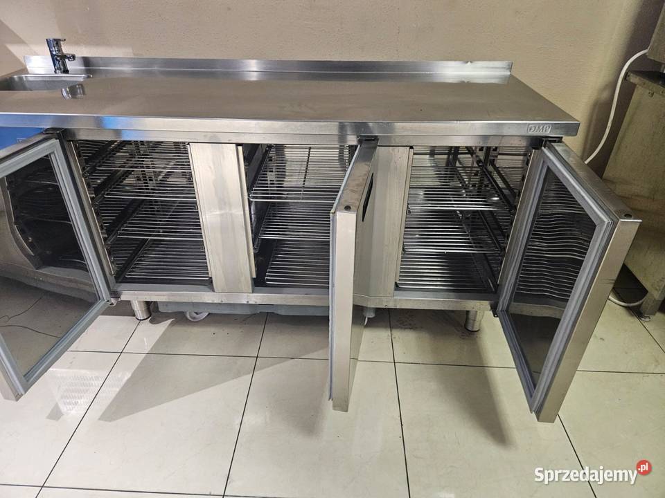 Stół chłodniczy 3 drzwiowy Dora Metal ze zlewem śląskie Pszczyna