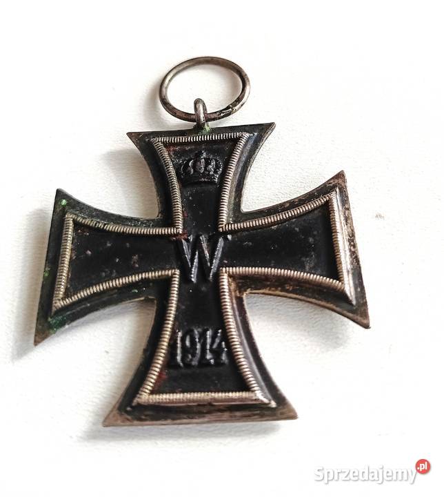 Krzyż żelazny II klasy wzór 1914 r Łódź