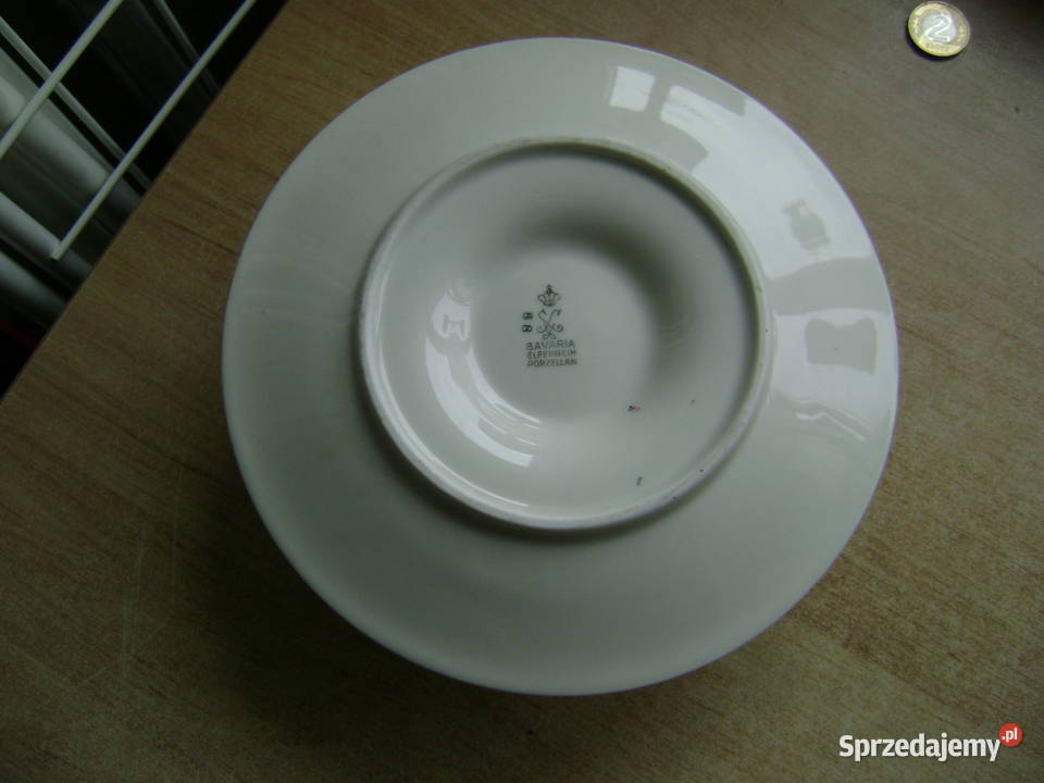 Starocie z PRL Porcelana ELFENBEIN Zestaw 2 Gdynia