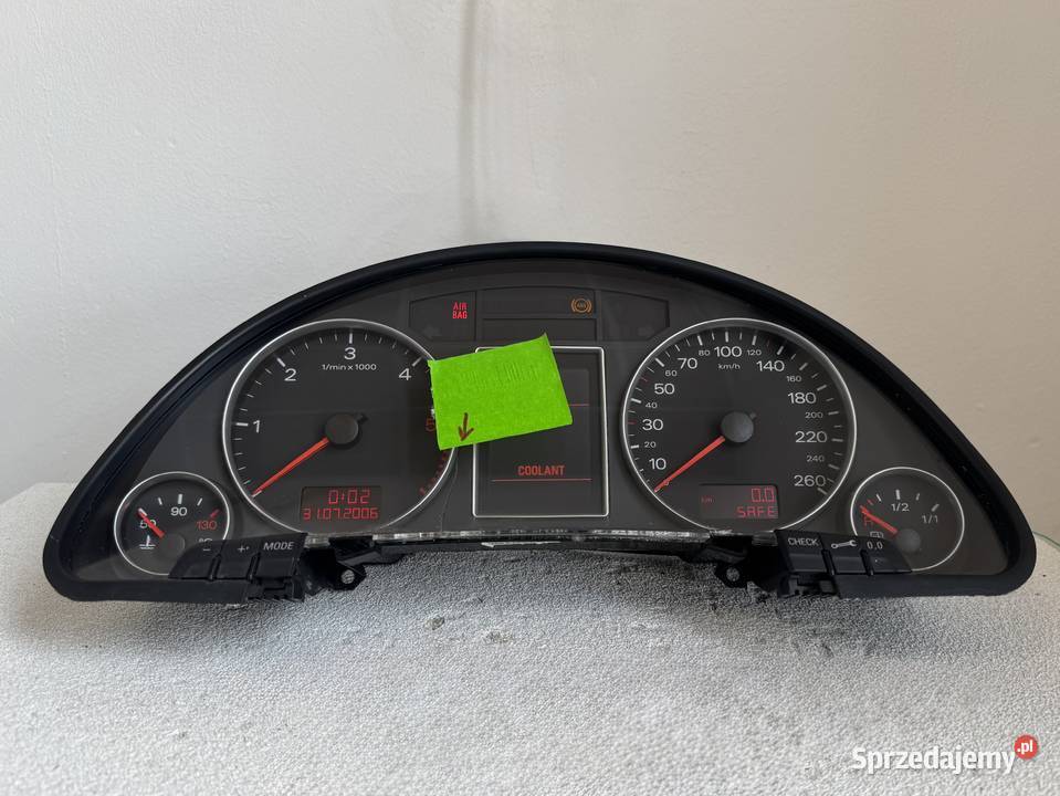 LICZNIK ZEGARY PRĘDKOŚCIOMIERZ AUDI A4 B7 20 TDI Warszawa