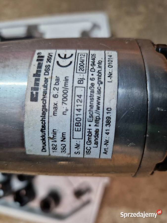 Klucz Pneumatyczny Einhell lubelskie