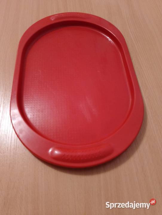 TACA kuchenna owalna plastikowa czerwona tacka z odcienie czerwieni wielkopolskie Złotniki sprzedam