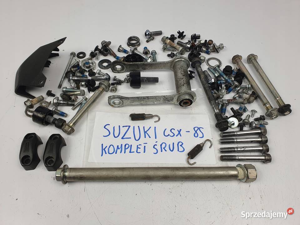 ŚRUBY NAKRĘTKI SZPILKA OŚKA Suzuki GSX8S 2023 lubelskie Chełm sprzedam