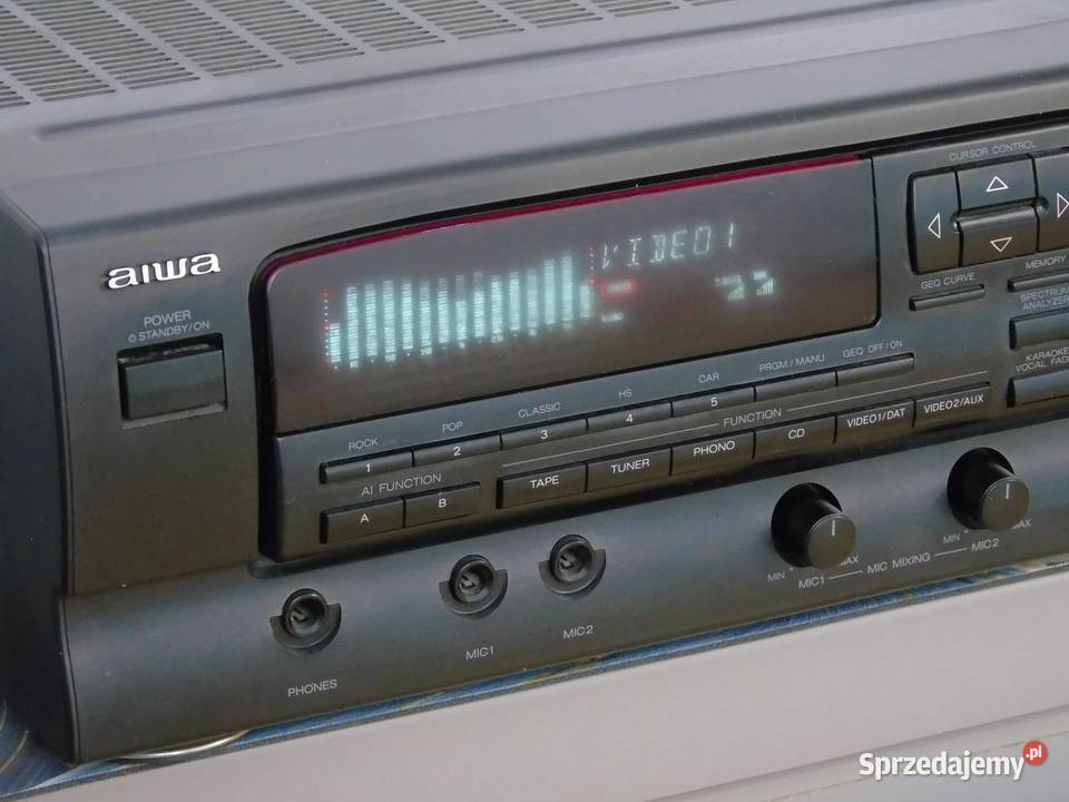 Mocny wzmacniacz Aiwa MXZ3100 z korektorem gr Jasło