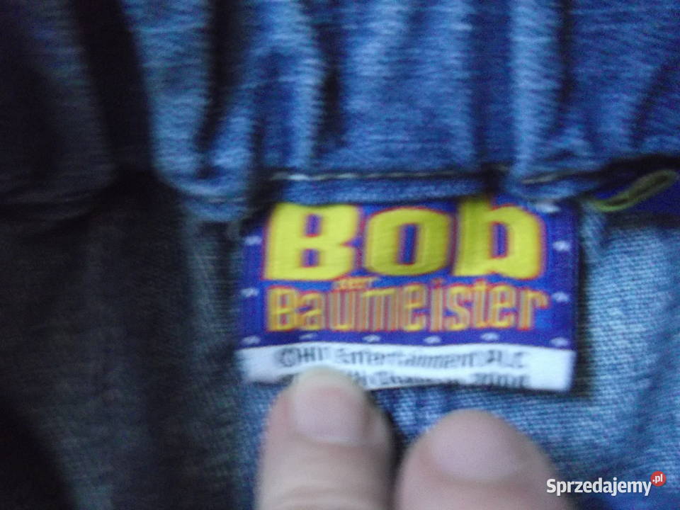 Spodenki z Bobem budowniczym rozmiar 122 Spodnie sprzedam