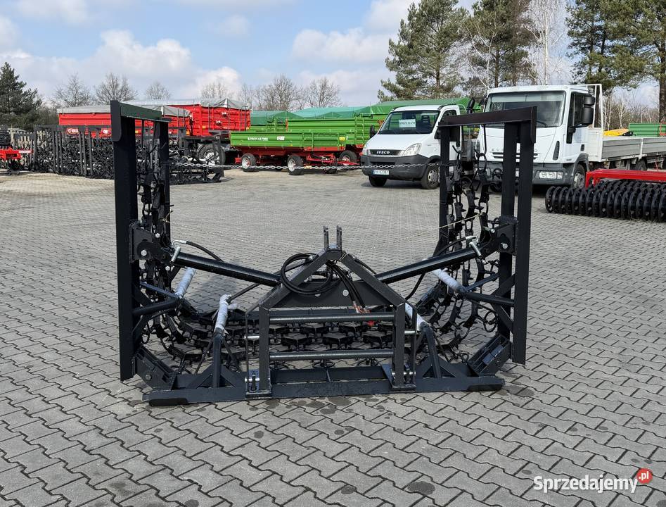 Włóka łąkowopolowa 5m 2siłowniki MetalTechnik