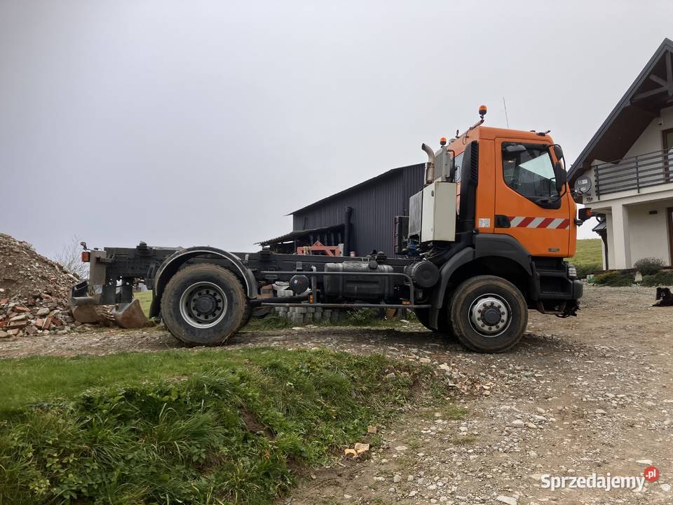 Renault Kerax 4x4 wywrotkaakcja zima odśnieżanie Tylicz