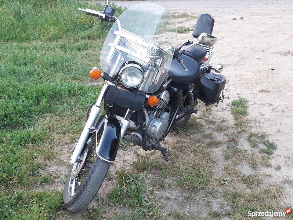 Honda Shadow 125 sakwy oparcie szyba kask 15KM Warszawa sprzedam