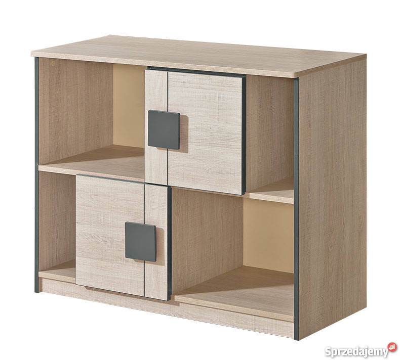 Łóżko piętrowe GUMI G19 dwie szafki biurko