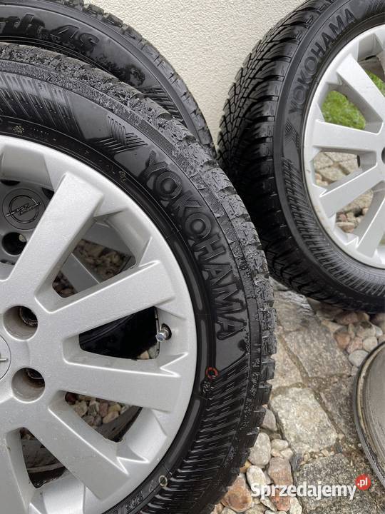 Alufelgi Opel 16 opony wielosezonowe Yokohama Olsztyn