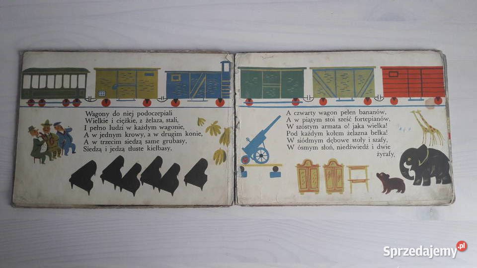 Książka bajka Lokomotywa 1950r Głuchołazy