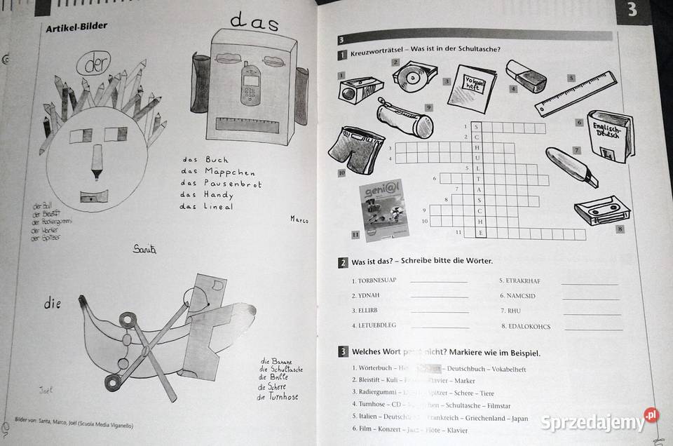 Genial Dwa rozdziały z podręcznika i zeszytu