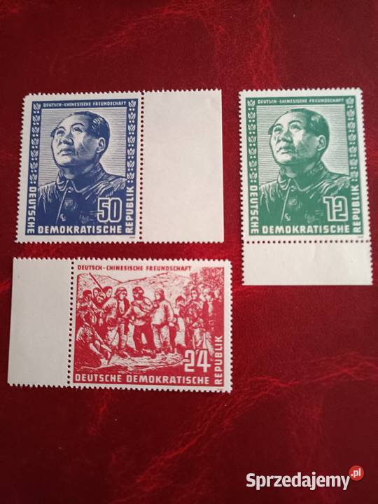 Mao tsetung znaczki NRD Gliwice